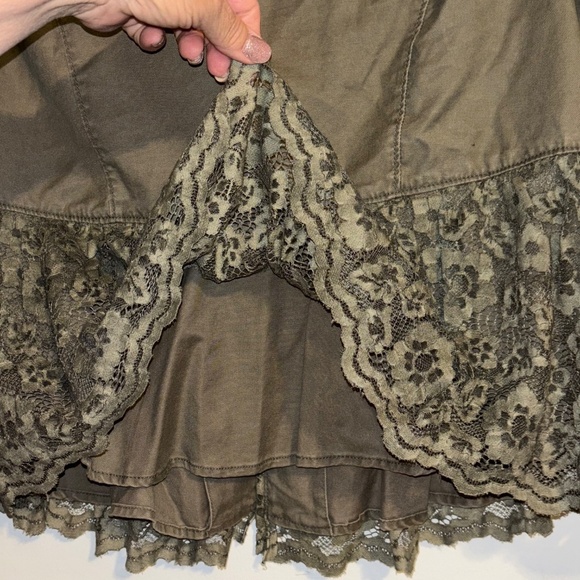 Lane Bryant size 16 olive green top - Picture 6 of 9